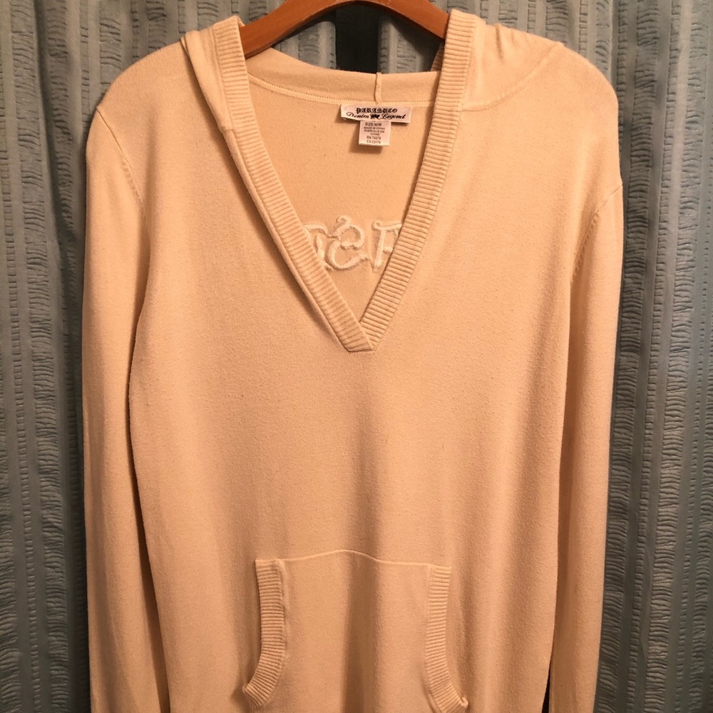 Parasuco Viscose/Nylon Hooded Sweater Medium